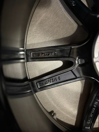 Ruedas BMW modelo 791 negras brillo.