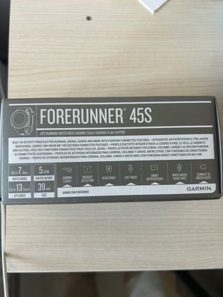 Reloj Garmin Forerunner 45s Negro