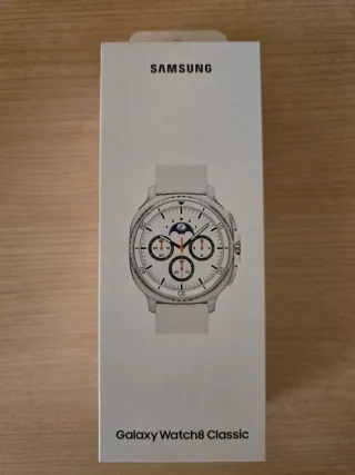 Samsung Galaxy Watch 8 Classic Argento/Bianco LTE