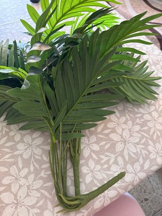 Planta de plástico verde