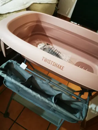 Bañera Bebé Twistshake Rosa Maquillaje