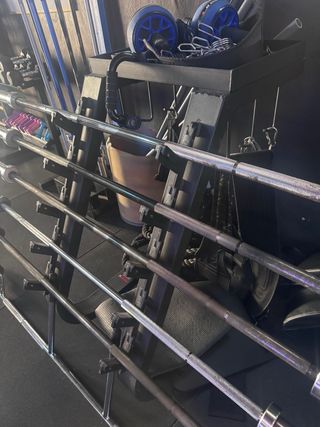 Soporte para barras de gimnasio