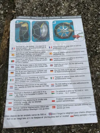 Cadenas para nieve y hielo