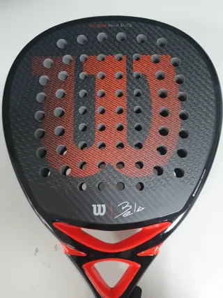 Pala Pádel Wilson Bela Elite Negra/Roja