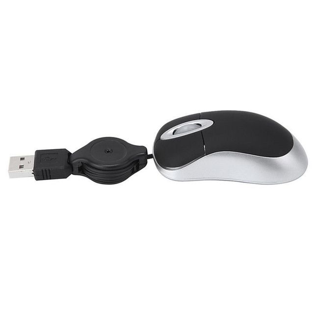 Mouse ultra pequeña, portable USB, ordenador