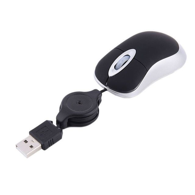 Mouse ultra pequeña, portable USB, ordenador