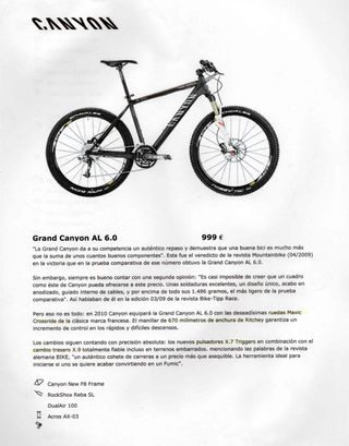 Bicicleta Canyon Grand AL 6.0. (Talla L).