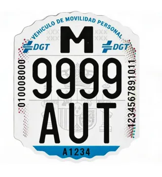 Matrícula Patinete Eléctrico DGT Homologadas