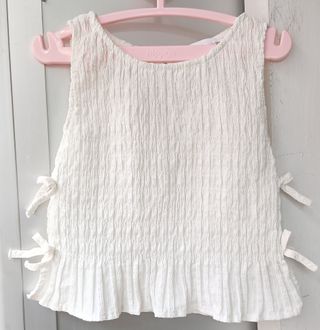 Conjunto top y falda niña Zara verano