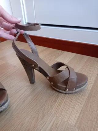 Sandalias de tacón mujer talla 37