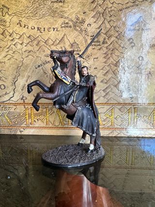 Figura de plomo edicion especial Aragorn a caballo