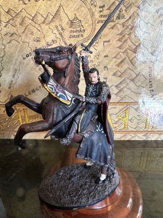Figura de plomo edicion especial Aragorn a caballo