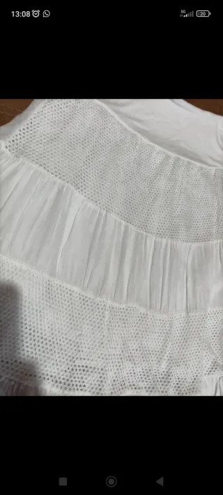Falda blanca Bundi