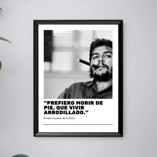 Poster Che Guevara - Stampa con cornice 40x30