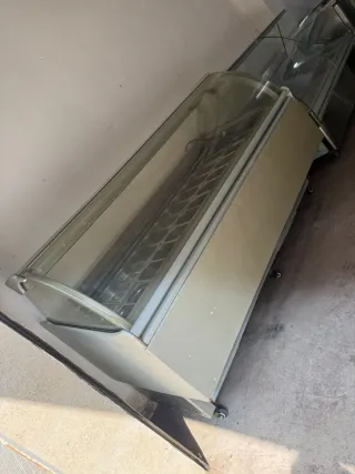 Congelador de helados vitrina expositora