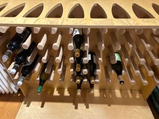 Botellero de madera para vinos