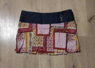 Falda vaquera mini con monedero