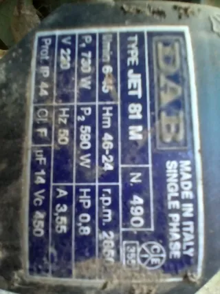 Bomba de agua Zilmet 11A-HYDRO-PRO