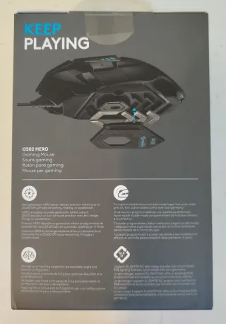 Ratón Gaming Logitech G502 HERO Negro