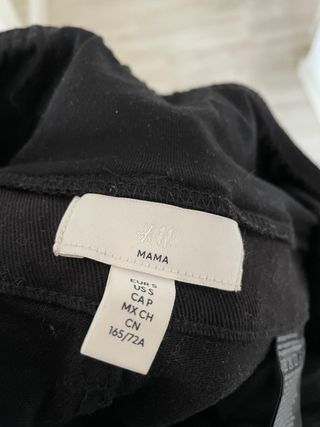 H&M Jeans Maternidad Rectos Negros