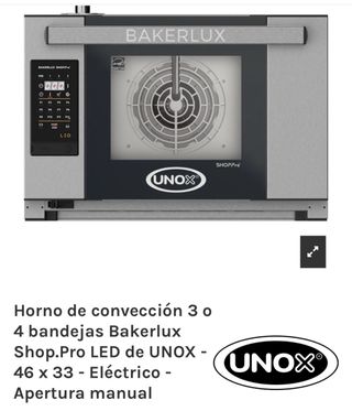 Horno de convección UNOX Bakerlux Shop.Pro