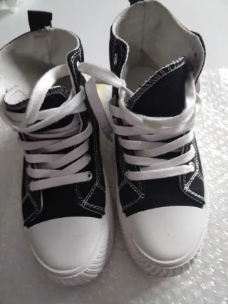 Zapatillas Converse altas negras