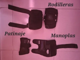Rodilleras y Manoplas Patinaje