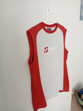 Camiseta deportiva sin mangas Lotto