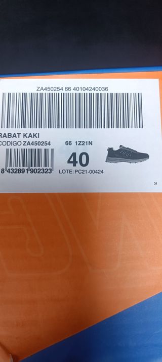 Zapatillas Trekking J'hayber Talla 40