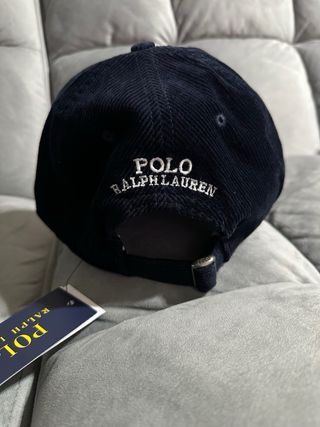 Gorra Polo Ralph Lauren Corduroy Azul oscuro.