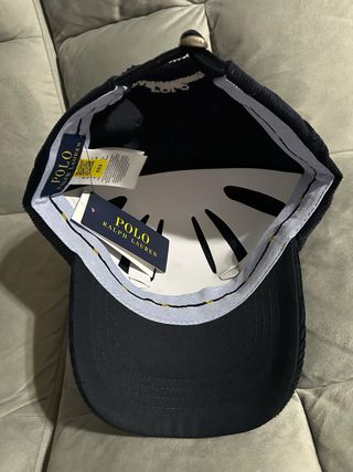 Gorra Polo Ralph Lauren Corduroy Azul oscuro.