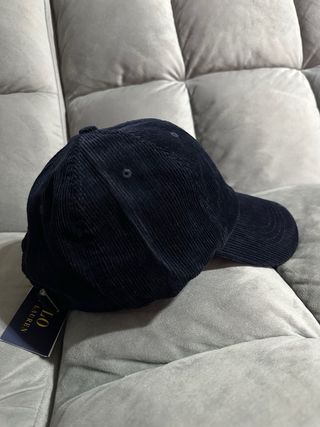 Gorra Polo Ralph Lauren Corduroy Azul oscuro.