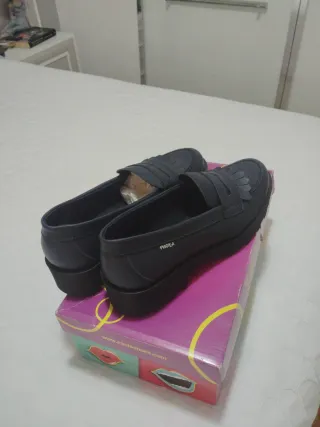 Zapatos PAOLA azul mocasines