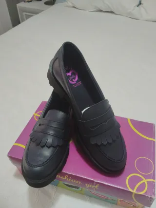 Zapatos PAOLA azul mocasines