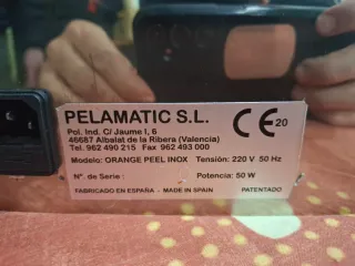 Pelador de frutas profesional