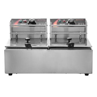 VEVOR Freidora Eléctrica 2Tanques 12L 5000W.
