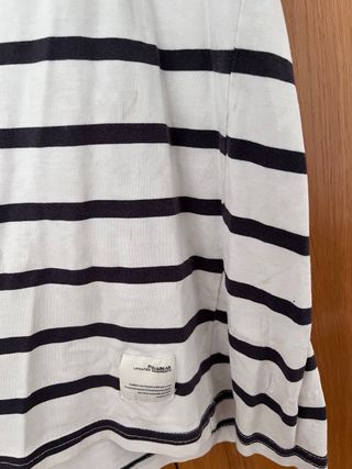 Camiseta Pull&Bear rayas azules y blancas