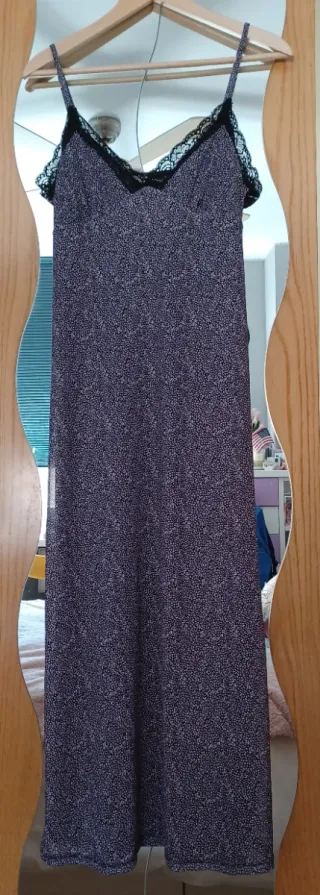 Vestido lencero con forro. T. M - Nuevo