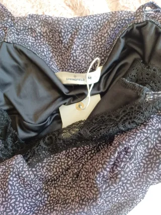 Vestido lencero con forro. T. M - Nuevo