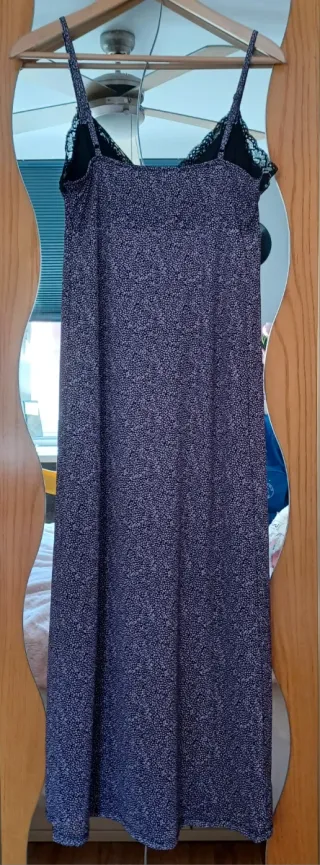 Vestido lencero con forro. T. M - Nuevo