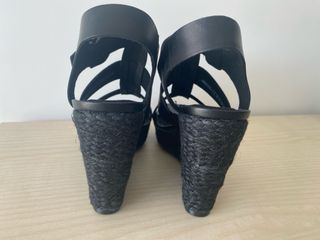 Cuñas Clarks Negras talla 38