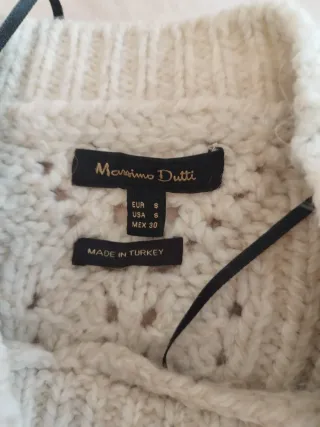 Trenca y jersey Massimo Dutti