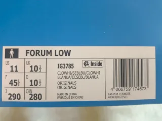 Zapatillas Adidas Forum Low Blancas y Azules