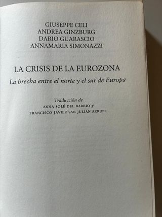 La crisis de la eurozona - Celi et al.
