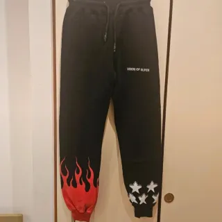 Vision of Super Joggers Neri Flames & Stars