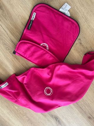 Capota y cubrepiés Bugaboo Cameleon rosa