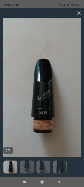 Boquilla Clarinete Vandoren M15