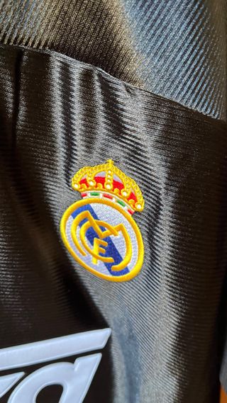 Camiseta Adidas Madrid Negra y Amarilla