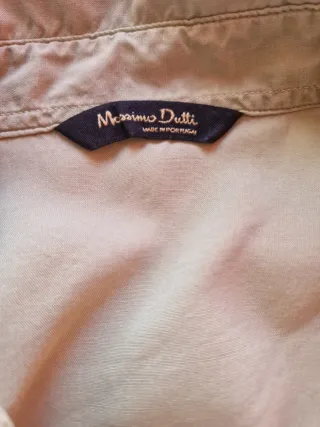 Camisa Massimo Dutti verde oliva