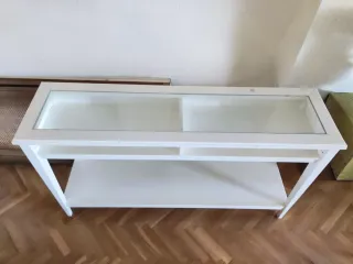 Consola IKEA LIATORP Blanca Cristal 133cm